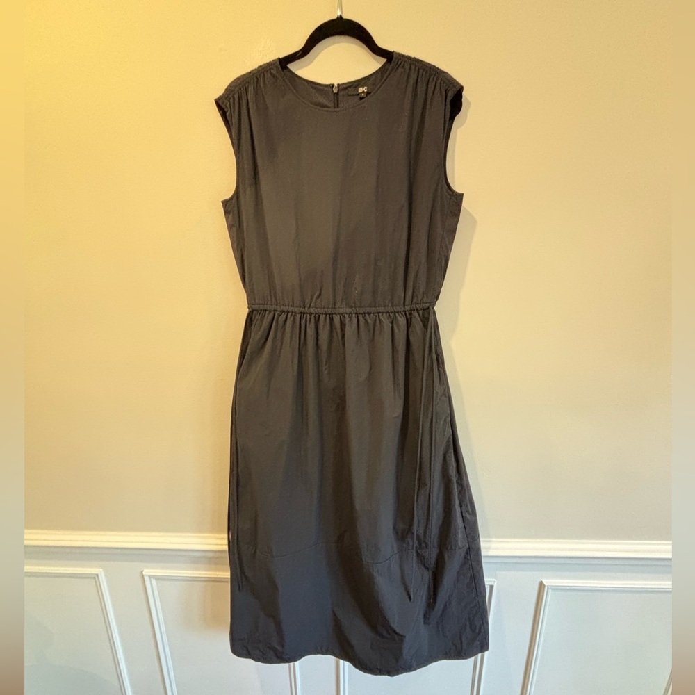 Uniqlo C Clare Waight Keller Minimalist Sleeveless Midi Dress Elastic Waist | M - Picture 5 of 12
